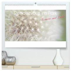 Rendezvous im Park (hochwertiger Premium Wandkalender 2026 DIN A2 quer), Kunstdruck in Hochglanz