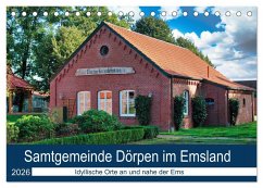 Samtgemeinde Dörpen im Emsland (Tischkalender 2026 DIN A5 quer), CALVENDO Monatskalender Cover Samtgemeinde Dörpen im Emsland (Tischkalender 2026 DIN A5 quer), CALVENDO Monatskalender