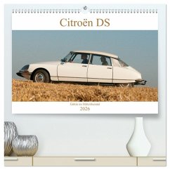 Citroën DS Göttin im Mittelrheintal (hochwertiger Premium Wandkalender 2026 DIN A2 quer), Kunstdruck in Hochglanz