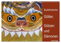 Cover Buddhistische Götter, Götzen und Dämonen (Wandkalender 2026 DIN A3 quer), CALVENDO Monatskalender