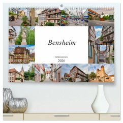 Bensheim Impressionen (hochwertiger Premium Wandkalender 2026 DIN A2 quer), Kunstdruck in Hochglanz