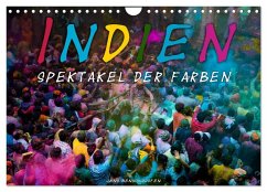 Indien - Spektakel der Farben (Wandkalender 2026 DIN A4 quer), CALVENDO Monatskalender Indien - Spektakel der Farben (Wandkalender 2026 DIN A4 quer), CALVENDO Monatskalender
