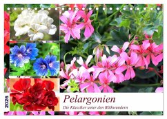 Cover Pelargonien. Die Klassiker unter den Blühwundern (Tischkalender 2026 DIN A5 quer), CALVENDO Monatskalender