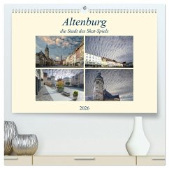 Cover Altenburg, die Stadt des Skat-Spiels (hochwertiger Premium Wandkalender 2026 DIN A2 quer), Kunstdruck in Hochglanz