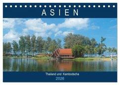 Asien - Thailand und Kambodscha (Tischkalender 2026 DIN A5 quer), CALVENDO Monatskalender
