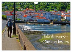 Cover Jakobsweg - Camino Ingles (Wandkalender 2026 DIN A4 quer), CALVENDO Monatskalender