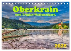 Oberkrain und Triglav-Nationalpark (Tischkalender 2026 DIN A5 quer), CALVENDO Monatskalender