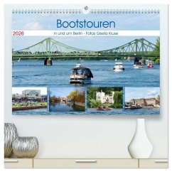 Cover Bootstouren in und um Berlin (hochwertiger Premium Wandkalender 2026 DIN A2 quer), Kunstdruck in Hochglanz