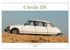 Citroën DS Göttin im Mittelrheintal (Wandkalender 2026 DIN A4 quer), CALVENDO Monatskalender