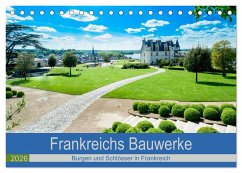 Cover Frankeichs Bauwerke - Schlöser und Burgen in der Grand Nation (Tischkalender 2026 DIN A5 quer), CALVENDO Monatskalender
