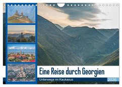 Eine Reise durch Georgien (Wandkalender 2026 DIN A4 quer), CALVENDO Monatskalender