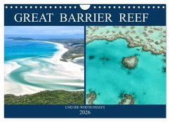 Great Barrier Reef und die Whitsundays (Wandkalender 2026 DIN A4 quer), CALVENDO Monatskalender
