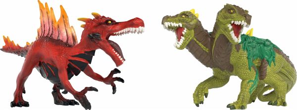 Schleich 70834 - Eldrador Creatures, Feuersaurier vs. Dschungelechse, Spielfiguren Schleich 70834 - Eldrador Creatures, Feuersaurier vs. Dschungelechse, Spielfiguren