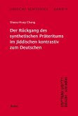 Jidische Schtudies 9: Der Rückgang des ­synthetischen Präteritums im Jiddischen kontrastiv zum Deutschen