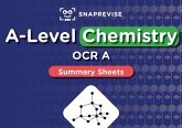 SnapRevise A-Level OCR Chemistry Summary Sheets SnapRevise A-Level OCR Chemistry Summary Sheets