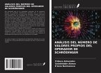 ANÁLISIS DEL NÚMERO DE VALORES PROPIOS DEL OPERADOR DE SCHRÖDINGER