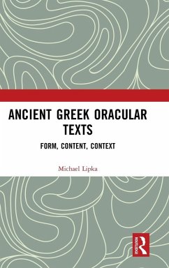 Cover Ancient Greek Oracular Texts