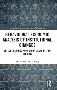 Cover Behavioural Economic Analysis of Institutional Changes