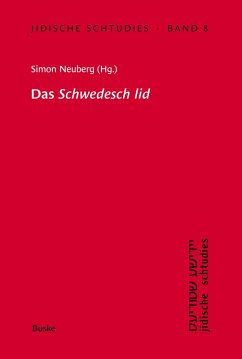Cover Jidische Schtudies 8: Das Schwedesch lid