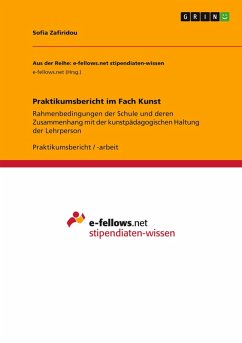 Praktikumsbericht im Fach Kunst Praktikumsbericht im Fach Kunst