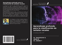 Cover Aprendizaje profundo para la clasificación de señales vocales
