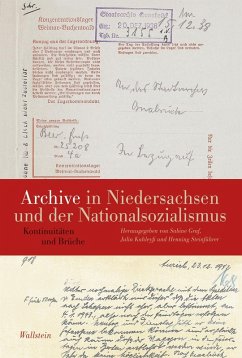 Cover Archive in Niedersachsen und der Nationalsozialismus