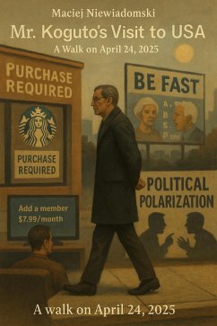 Cover A walk on April 24, 2025 (Mr. Koguto's visit to the USA, #4) (eBook, ePUB)