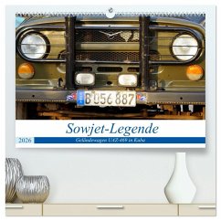 Cover Sowjet-Legende - Der Geländewagen UAZ-469 in Kuba (hochwertiger Premium Wandkalender 2026 DIN A2 quer), Kunstdruck in Hochglanz