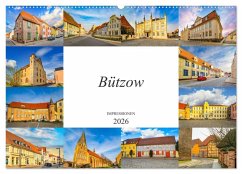 Bützow Impressionen (Wandkalender 2026 DIN A2 quer), CALVENDO Monatskalender