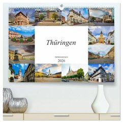 Thüringen Impressionen (hochwertiger Premium Wandkalender 2026 DIN A2 quer), Kunstdruck in Hochglanz