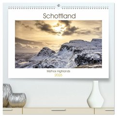Cover Schottland - Mythos Highlands (hochwertiger Premium Wandkalender 2026 DIN A2 quer), Kunstdruck in Hochglanz