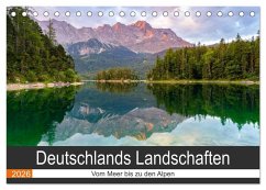Deutschlands Landschaften - Vom Meer bis zu den Alpen (Tischkalender 2026 DIN A5 quer), CALVENDO Monatskalender Deutschlands Landschaften - Vom Meer bis zu den Alpen (Tischkalender 2026 DIN A5 quer), CALVENDO Monatskalender