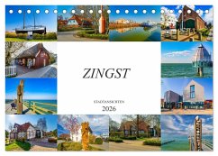 Zingst Stadtansichten (Tischkalender 2026 DIN A5 quer), CALVENDO Monatskalender