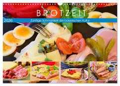 Cover Brotzeit. Zünftige Schmankerl der bayerischen Kultur (Wandkalender 2026 DIN A3 quer), CALVENDO Monatskalender