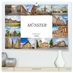 Münster Impressionen (hochwertiger Premium Wandkalender 2026 DIN A2 quer), Kunstdruck in Hochglanz Münster Impressionen (hochwertiger Premium Wandkalender 2026 DIN A2 quer), Kunstdruck in Hochglanz