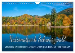 Cover Nationalpark Schwarzwald - abwechslungsreiche Landschaften und urbane Impressionen (Wandkalender 2026 DIN A4 quer), CALVENDO Monatskalender