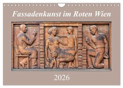 Cover Fassadenkunst im Roten Wien (Wandkalender 2026 DIN A4 quer), CALVENDO Monatskalender