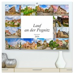 Cover Lauf an der Pegnitz Impressionen (hochwertiger Premium Wandkalender 2026 DIN A2 quer), Kunstdruck in Hochglanz