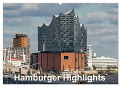 Cover Hamburger Highlights (Wandkalender 2026 DIN A2 quer), CALVENDO Monatskalender