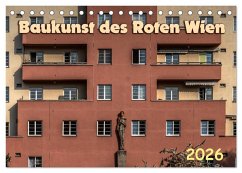 Baukunst des Roten Wien (Tischkalender 2026 DIN A5 quer), CALVENDO Monatskalender