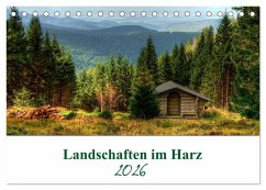 Landschaften im Harz (Tischkalender 2026 DIN A5 quer), CALVENDO Monatskalender