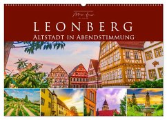 Leonberg - Altstadt in Abendstimmung (Wandkalender 2026 DIN A2 quer), CALVENDO Monatskalender Leonberg - Altstadt in Abendstimmung (Wandkalender 2026 DIN A2 quer), CALVENDO Monatskalender