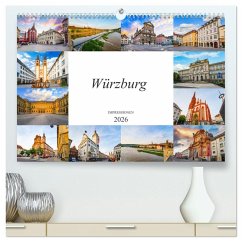 Würzburg Impressionen (hochwertiger Premium Wandkalender 2026 DIN A2 quer), Kunstdruck in Hochglanz Würzburg Impressionen (hochwertiger Premium Wandkalender 2026 DIN A2 quer), Kunstdruck in Hochglanz