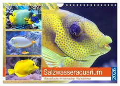 Salzwasseraquarium. Meeresfische im heimischen Wohnzimmer (Wandkalender 2026 DIN A4 quer), CALVENDO Monatskalender