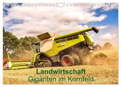 Cover Landwirtschaft - Giganten im Kornfeld (Wandkalender 2026 DIN A4 quer), CALVENDO Monatskalender