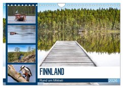 Cover Finnland, Rund um Mikkeli (Wandkalender 2026 DIN A4 quer), CALVENDO Monatskalender