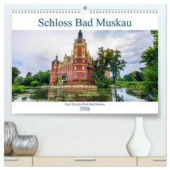 Schloss Bad Muskau (hochwertiger Premium Wandkalender 2026 DIN A2 quer), Kunstdruck in Hochglanz Schloss Bad Muskau (hochwertiger Premium Wandkalender 2026 DIN A2 quer), Kunstdruck in Hochglanz
