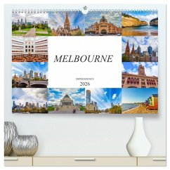 Melbourne Impressionen (hochwertiger Premium Wandkalender 2026 DIN A2 quer), Kunstdruck in Hochglanz Melbourne Impressionen (hochwertiger Premium Wandkalender 2026 DIN A2 quer), Kunstdruck in Hochglanz
