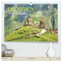Cover Georgien - Kirchen Klöster Kaukasus (hochwertiger Premium Wandkalender 2026 DIN A2 quer), Kunstdruck in Hochglanz