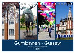 Cover Gumbinnen - Gussew. Das neue Gesicht einer alten Stadt (Tischkalender 2026 DIN A5 quer), CALVENDO Monatskalender